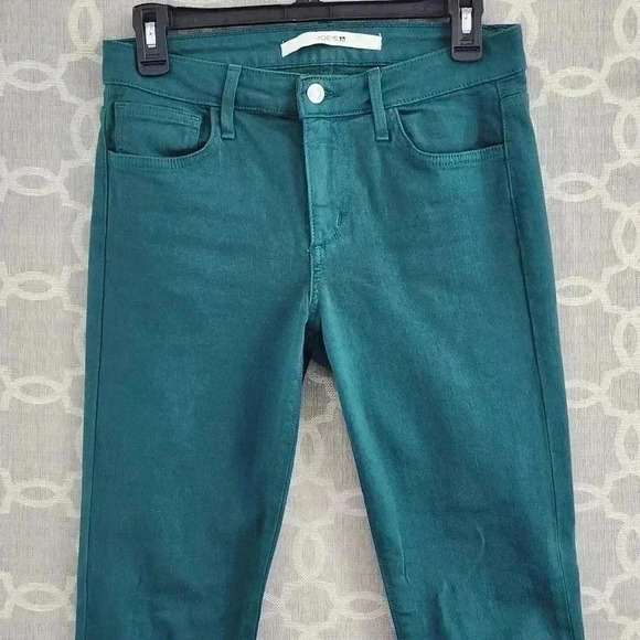 Joe's Skinny Long Inseam Mid Rise Stretched Women' s Jeans 27 Green - Picture 3 of 8